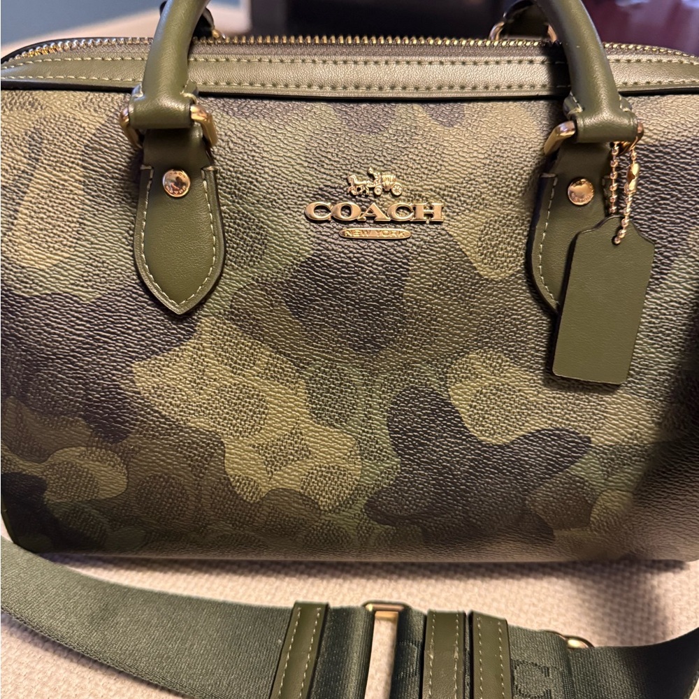Rowan Satchel Bag
In Signature Camo Print
